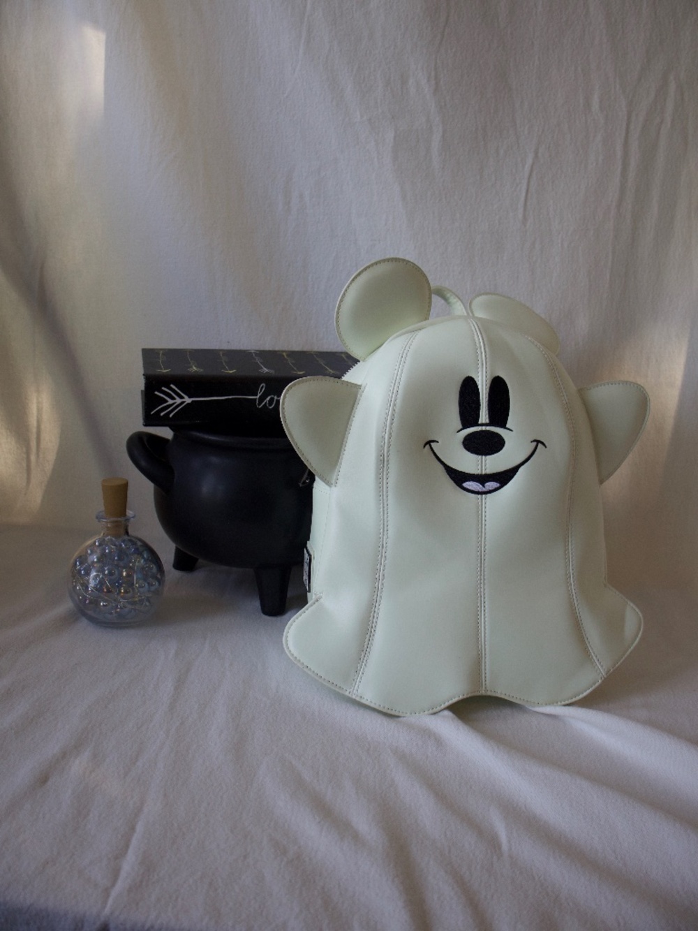 Glow in the Dark Mickey BOO Loungefly NWT BookBag
